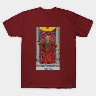 Justice Tarot Card T-Shirt